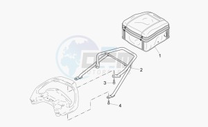 Breva 750 IE IE drawing Touring top box