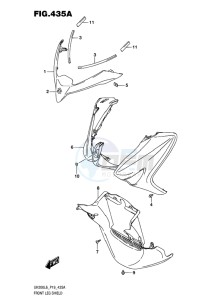 UH200 BURGMAN EU drawing FRONT LEG SHIELD