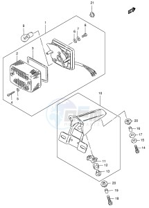 TS185ER (E1) drawing REAR COMBINATION LAMP (E24)