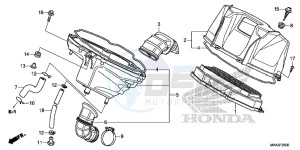 NC750XAG NC750X Europe Direct - (ED) drawing AIR CLEANER