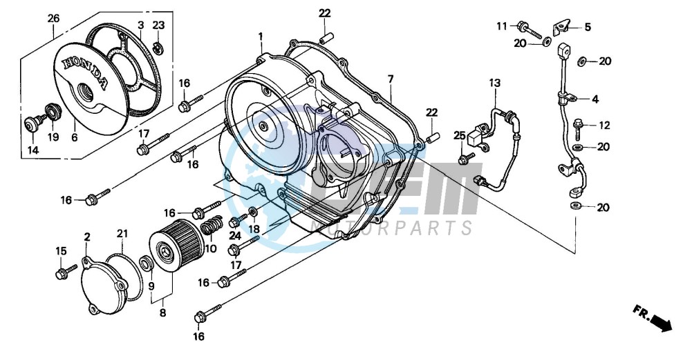 RIGHT CRANKCASE COVER