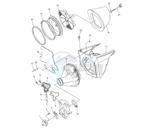 YZ F 250 drawing INTAKE