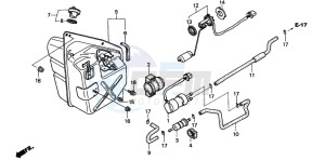 FES250 FORESIGHT drawing FUEL TANK