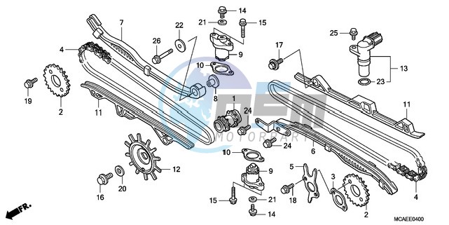 CAM CHAIN/TENSIONER