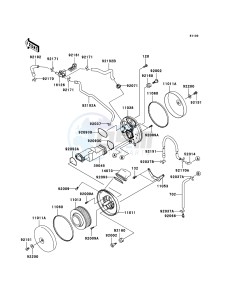 VN1600 MEAN STREAK VN1600B7F GB XX (EU ME A(FRICA) drawing Air Cleaner