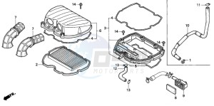 CBR600SE drawing AIR CLEANER