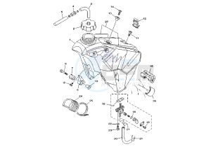 YZ LC 250 drawing FUEL TANK