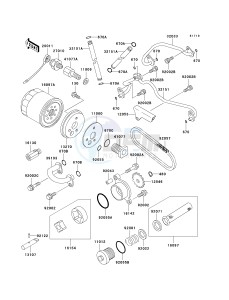 VN 800 G [VULCAN 800 DRIFTER] (E1-E5) [VULCAN 800 DRIFTER] drawing OIL PUMP_OIL FILTER