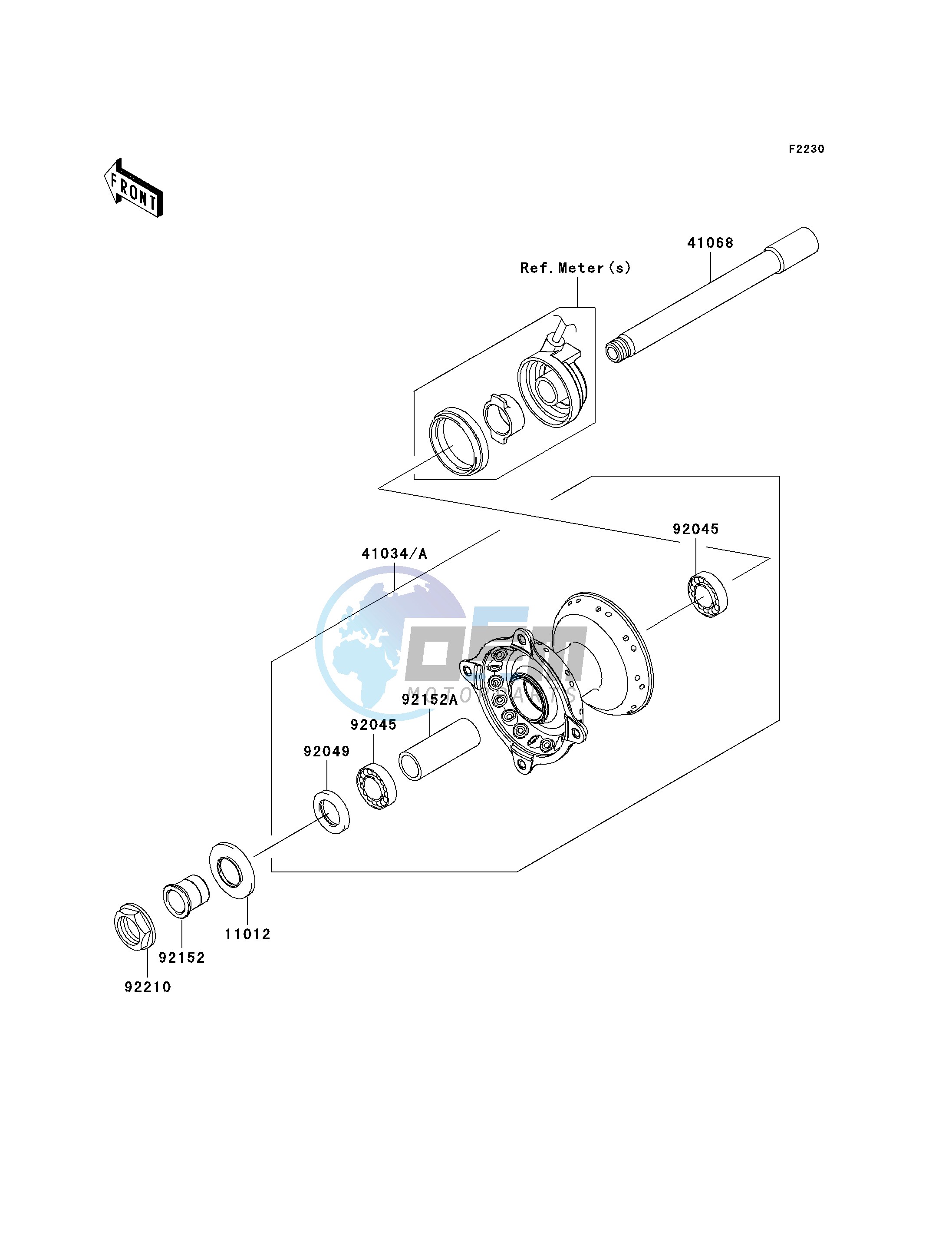 FRONT HUB