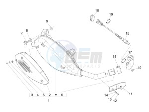 GTS 250 (EMEA, APAC) (AU, Eu, IL, J, Ri) drawing Silencer