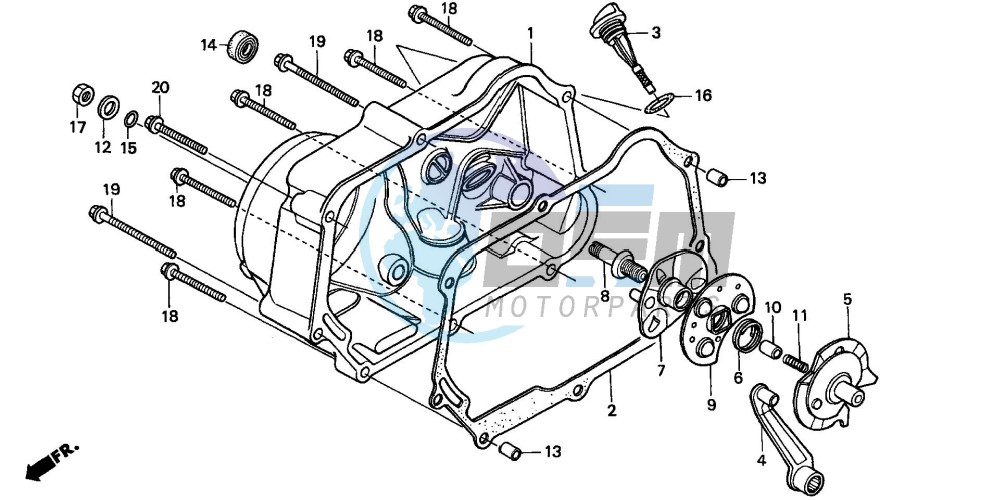 RIGHT CRANKCASE COVER