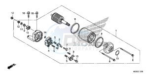 NC700SC drawing STARTING MOTOR