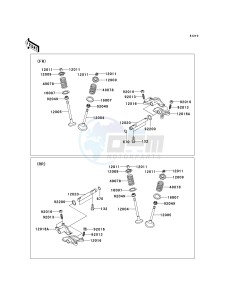 KVF 650 B [PRAIRIE 650 4X4 ADVANTAGE CLASSIC] (B2) [PRAIRIE 650 4X4 ADVANTAGE CLASSIC] drawing VALVE-- S- -