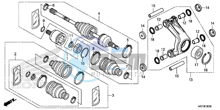 REAR KNUCKLE/REAR DRIVESHAFT