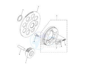 TT R 110 drawing STARTING CLUTCH