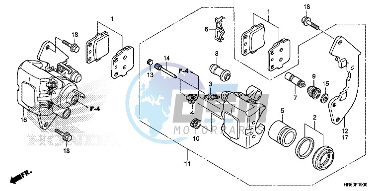 FRONT BRAKE CALIPER