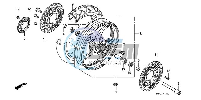 FRONT WHEEL