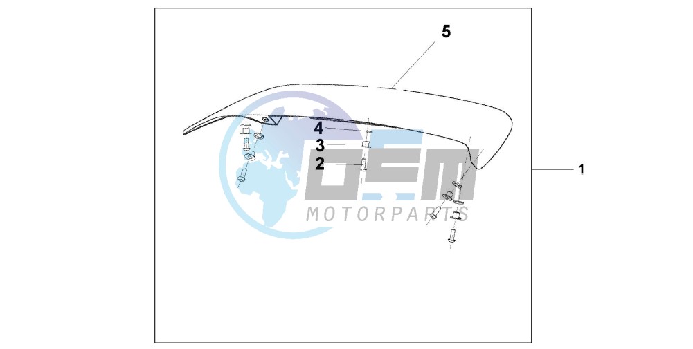 TOP BOX SPOILER COLORADO BLUE