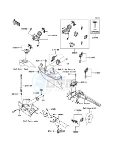 VN1700_CLASSIC_TOURER_ABS VN1700DEF GB XX (EU ME A(FRICA) drawing Ignition Switch