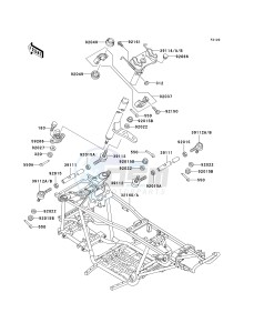 KVF 300 [PRAIRIE 300] (B1-B4) [PRAIRIE 300] drawing FRAME