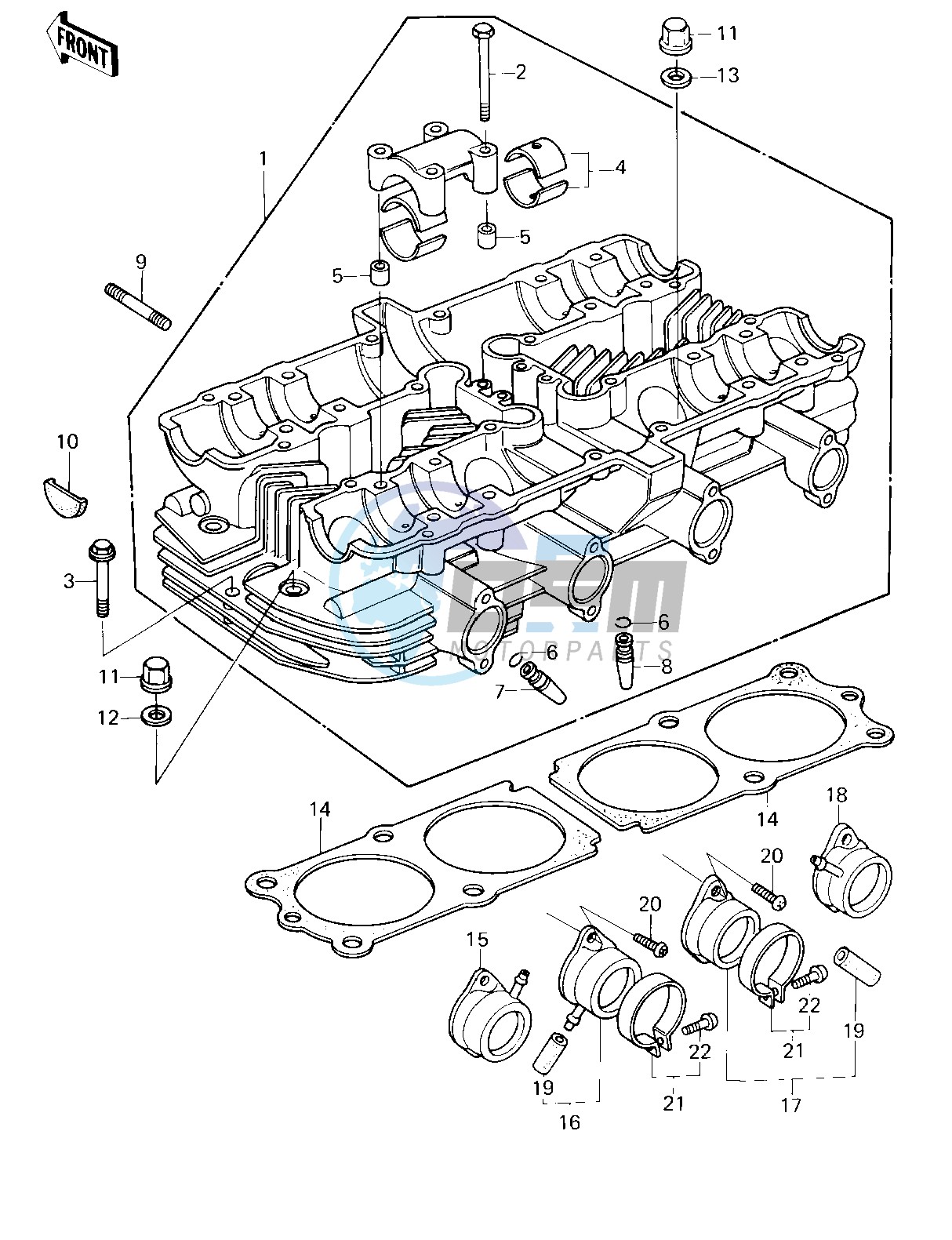 CYLINDER HEAD -- 80 D3- -