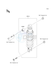 ZR 750 L [Z750 AU] (L7F-L8F) L7F drawing SHOCK ABSORBER-- S- -