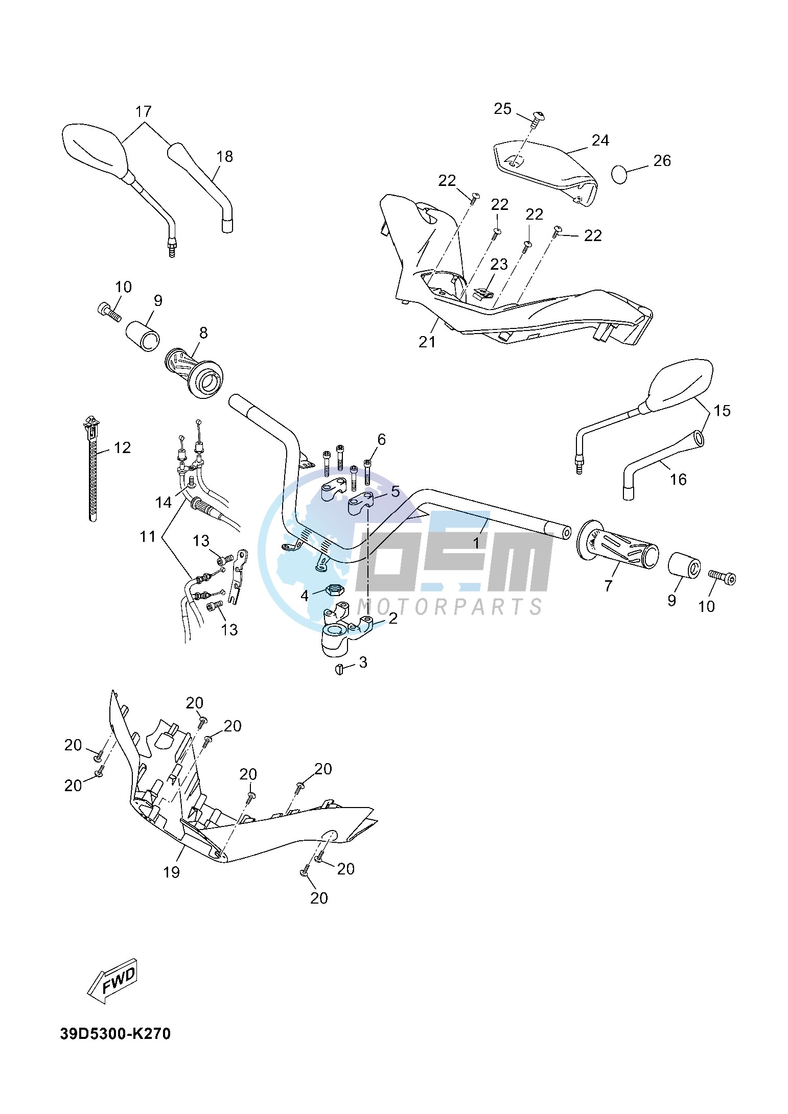 STEERING HANDLE & CABLE