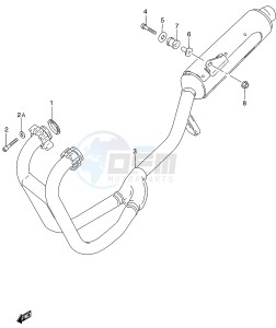 GS500 (P19) drawing MUFFLER