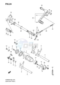 SV650 (E2) drawing GEAR SHIFTING