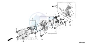 TRX420FA6H Europe Direct - (ED) drawing CONTROL MOTOR