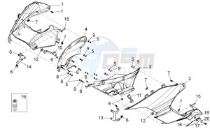 Norge 1200 IE 8V Polizia Stradale drawing Front body II