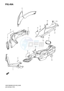 GSX-R600 (E3-E28) drawing AIR INTAKE PIPE (MODEL K9)