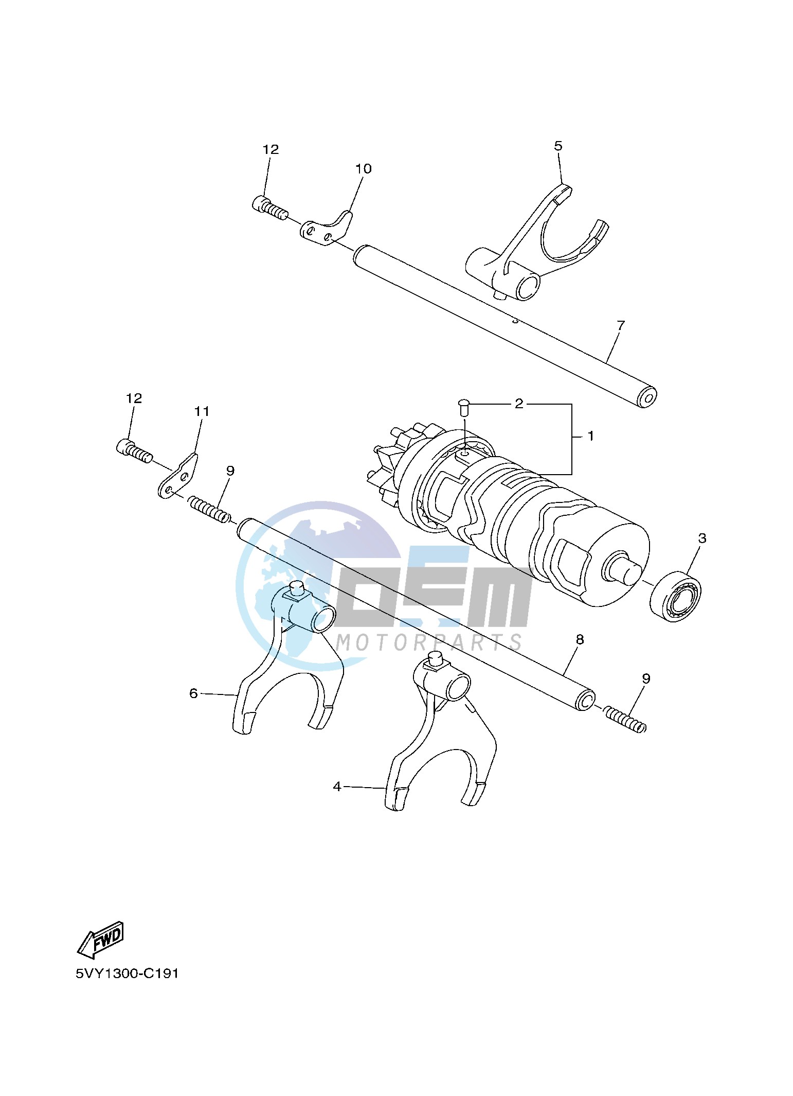 SHIFT CAM & FORK