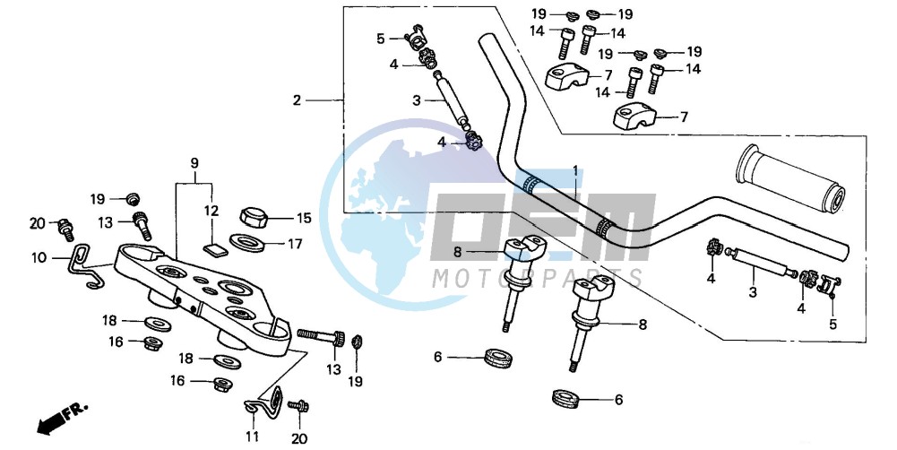 HANDLE PIPE/TOP BRIDGE (2)