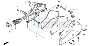 SFX50SMM drawing AIR CLEANER