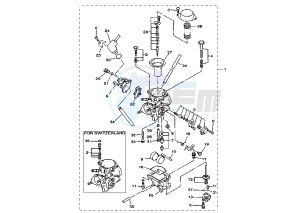 YP MAJESTY DX 250 drawing CARBURETOR