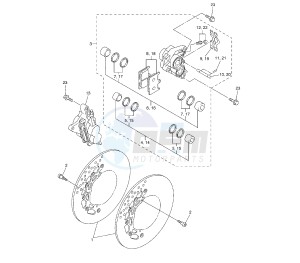 FZ1-N 1000 drawing FRONT BRAKE CALIPER