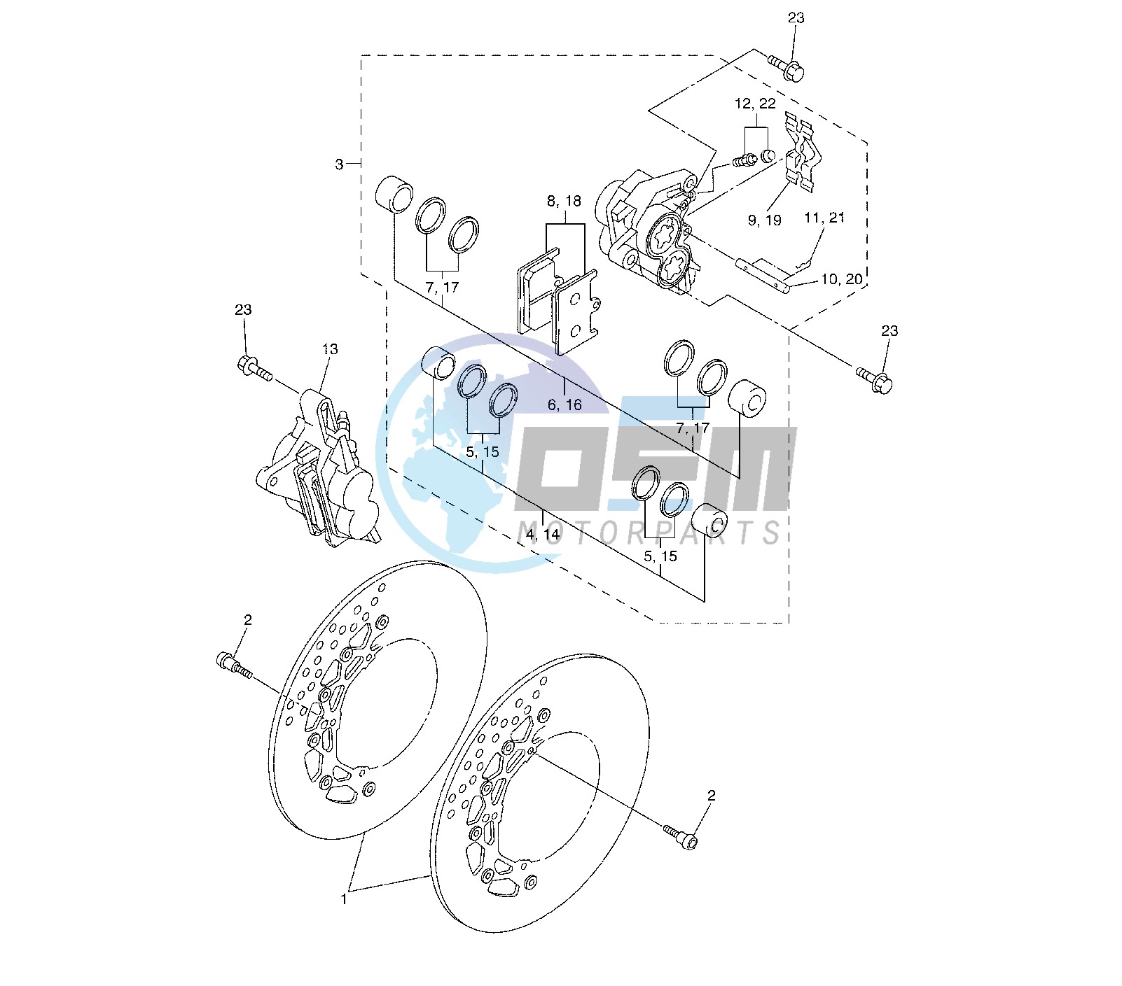 FRONT BRAKE CALIPER