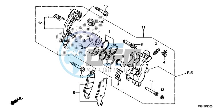 FRONT BRAKE CALIPER