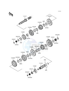 VN 1500 E [VULCAN 1500 CLASSIC] (E1) [VULCAN 1500 CLASSIC] drawing TRANSMISSION