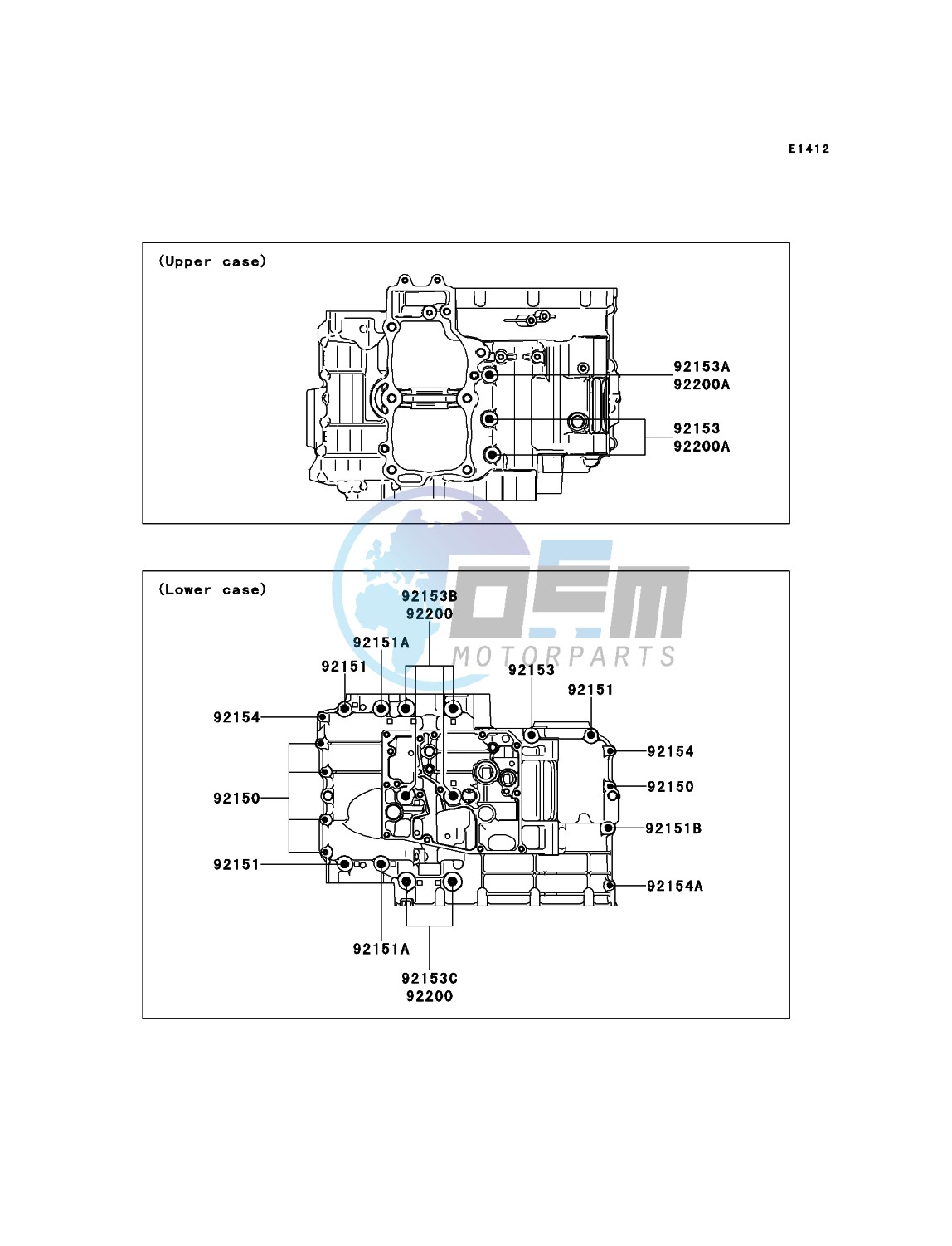 Crankcase Bolt Pattern