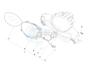 fly 50 4t 2v drawing Meter combination - Cruscotto