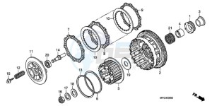 CB600FA3A F / ABS CMF ST drawing CLUTCH