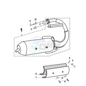 VIVA SL2A BE drawing EXHAUST