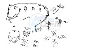 SENDA SM DRD RACING LTD - 50 CC VTHSR2A2B drawing WIRING HARNESS