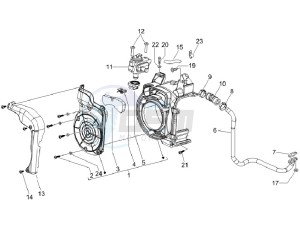 S 150 4T Vietnam drawing Secondary air box