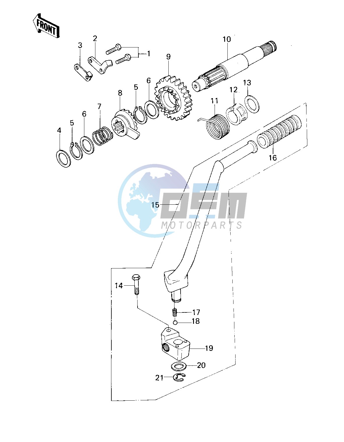 KICKSTARTER MECHANISM