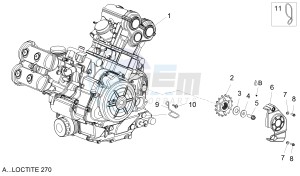 ETV 1200 Caponord Carabinieri drawing Engine-Completing part-Lever