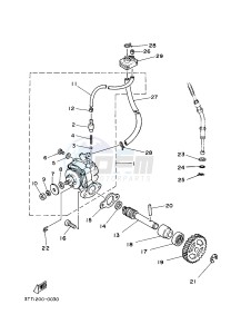 DT175 (3TSV) drawing OIL PUMP