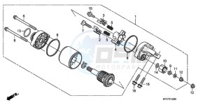 XL125VA E / MKH drawing STARTER MOTOR